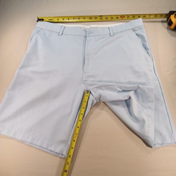 Greg Norman for Tasso Elba Golf Shorts Men’s 38 Light Blue Performance - Picture 3 of 8